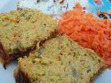 Cake légumes et lentilles corail