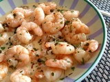 Crevettes au poivre vert