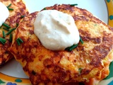 Galettes de carottes aux épices douces
