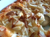 Gâteau au yaourt grec-poires-amandes