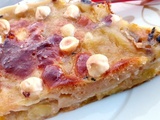 Gâteau pommes-prunes-noisettes
