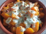 Gratin de butternut à la fourme d'ambert