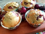 Muffins aux cerises