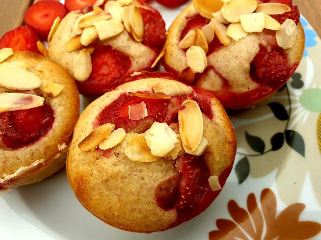 TARTELETTES (IG BAS) FRAISES ET CRÈME D'AMANDE - l'atelier de la corvette