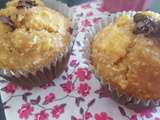 Muffins pommes-coco à la farine d' épeautre