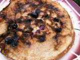 Pancakes aux myrtilles de marie chioca