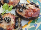 Pizettes d'aubergines