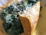 Poulet épinards à la crème et parmesan