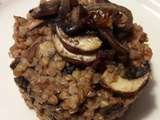 Risotto sarrasin-champignons