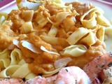 Tagliatelles à la crème de butternut