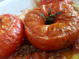 Tomates farcies ricotta-chèvre frais