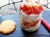 Verrines express aux fraises