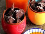 Bouchées chocolatées au chocolat noir