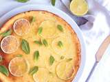 Cheesecake aux citrons verts et menthe fraîche