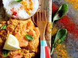 « Curry indien de saumon au lait de coco » & Bataille Food #23