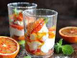 Salade d’oranges sanguines au mascarpone