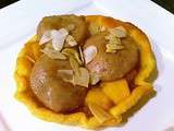 S tartelettes au boudin blanc, aux pommes caramélisées au miel et aux épices {idée d’entrée facile pour un repas de réveillon}