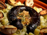 Boudin Aux Oignons Et Patates Sautées