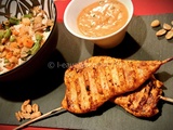 Brochettes De Poulet Sauce Satay