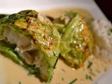 Chou Vert Farci De Cabillaud Sauce Au Cidre