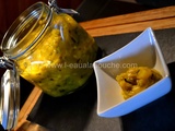 Chutney Mangue Et Piments Verts