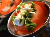 Coupe De Tomate-Mozzarella Aux Herbes Fraîches