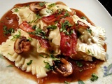 Ravioli Chasseurs Sauce Au Pinot Noir