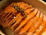 Rôti de Porc Basse Température Sauce à la Pulpe de Tomates