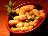 Salade de Crevettes & de Concombre au Gingembre