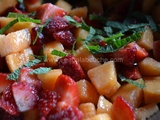 Salade De Melon Et De Fraises