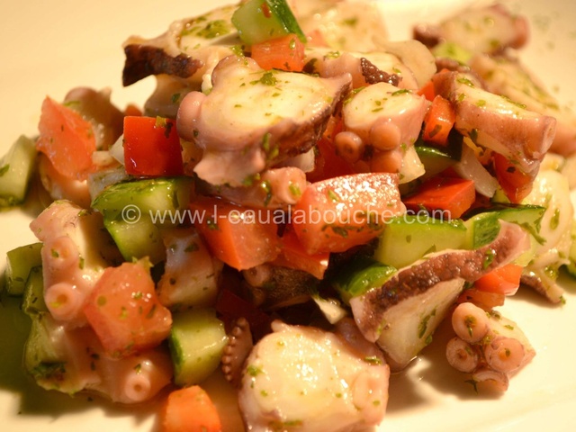 Recettes de Poulpes et Salade de poulpe