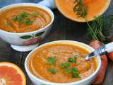 Soupe vitaminée de carottes au curcuma