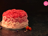 Rose cake façon fraisier