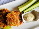 Beignets de légumes et lentilles de Loounie