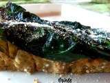 Crostinis de pain irlandais et kale noir