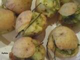 Pommes de terre farcies au pesto