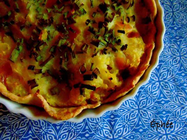 Recettes de Quiche aux pommes de terre de L'éphémère quotidienneté des