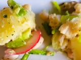 Salade de pommes de terre et haricots blancs