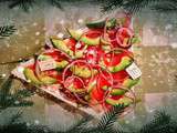 Salade vitaminée  sapin de Noël 