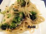 Spaghetti sauce chou-fleur avec brocoli