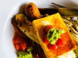Tofu à la salsa et guacamole