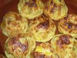 Muffins poivrons-gruyère