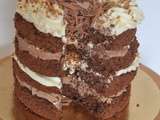 Nude Cake Chocolat Praliné Kinder Maxi & Chantilly Tonka