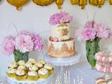 Sweet Table Eid 2017 Pink, White & Gold