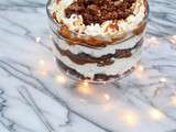 Trifle Caramel Brownie Vanille et Pralin
