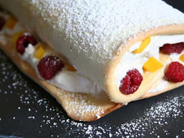 Recettes de Fruit de la passion de L'image du gâteau