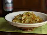 Chips de pommes de terre au wasabi cuites au four