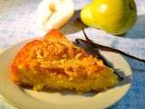 Gâteau amandes et poires: la recette de la flemme de l'automne