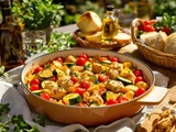 Ce plat unique cuit au four pendant que vous profitez de l’apéro (testé et approuvé en vacances)