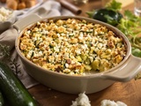 Crumble courgette-feta préféré : prêt en 10 min, impossible de s’en lasser